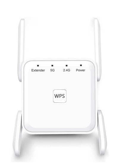 اشتري WiFi Extender, WiFi Signal Booster, Internet Booster for Home, Range up to 8500+sq.ft, Support Connect Over 40 Devices, Boost Your Home WiFi Signal في الامارات