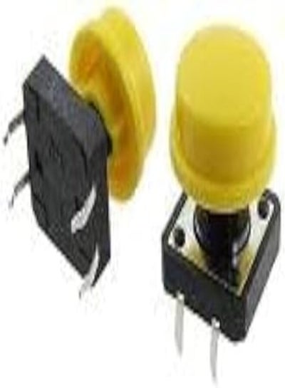 Buy OMRON PushButton Switch 4Pin (12x12x7.3mm) With CAP in Egypt