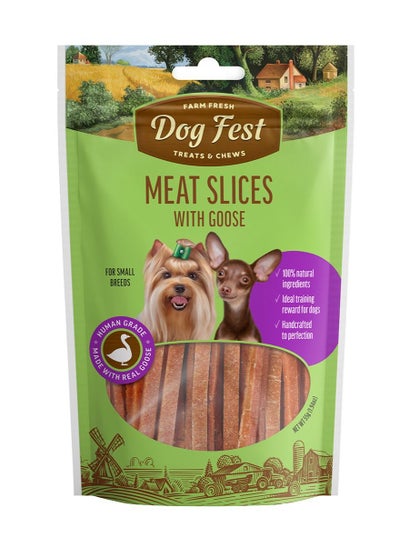 Buy Slices With Goose Treats For Small Dogs 55G in UAE