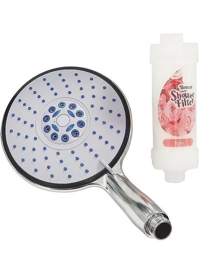 Buy Home Pro Shower Head & Shower Filter with Vitamin C: Elevate & Revitalize Your Shower Experience Shower Head Filter for Hard Water Helps Dry Skin & Hair Loss Easy Installation (Rose) in UAE