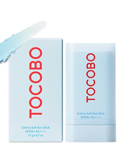 اشتري Tocobo Cotton Soft Sun Stick SPF50+ PA++++ - 19g / 0.67oz في الامارات