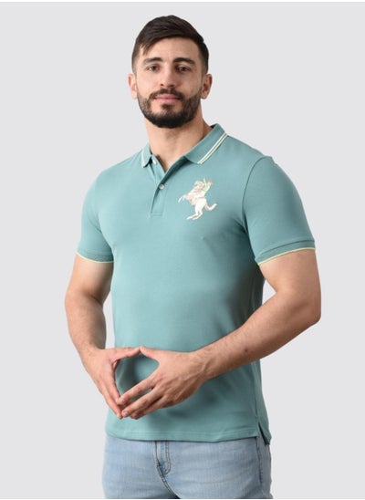 Buy Men's Napoleon Polo - Blue in Saudi Arabia