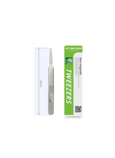 Buy Atten AT-114 Stainless Steel Tweezers are expertly designed tools suitable for precision work in electronics crafting and a variety of other applications Made from high quality stainless steel these tweezers are built for durability and efficiency. in UAE