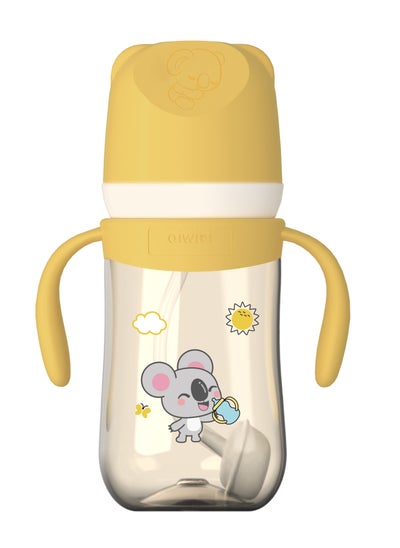 Buy AIWIBI  baby feeding bottle 270ml Yellow in Saudi Arabia