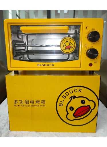 اشتري Compact Dual-Layer 12L Multi-Function Electric Oven Small yellow duck timing Small yellow duck timing في الامارات