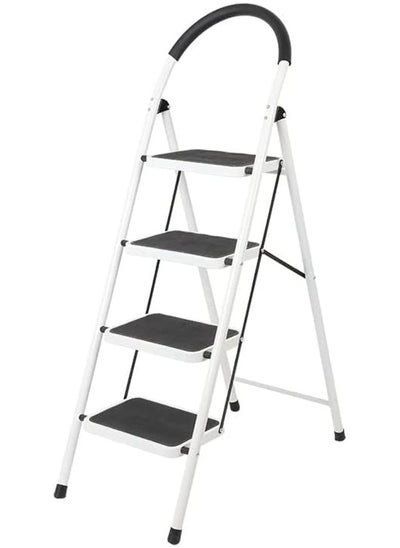 Buy Ladders Premium Quality Highly Durable Home Purpose Ladder 4 Steps - White in UAE