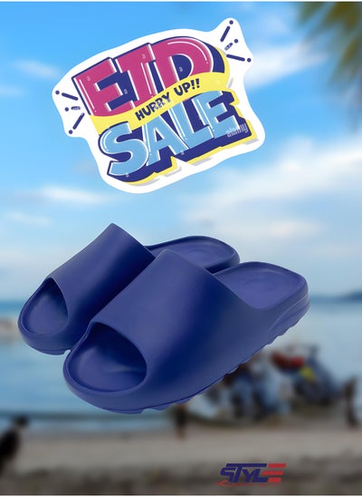 Buy Men's Slide Slippers For Outdoor Indoor And Beach in Saudi Arabia