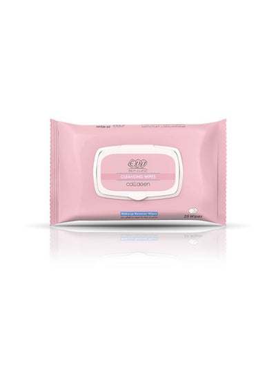 Buy Collagen Moisturizing & Cleansing Facial Wipes 25 Wipes in Egypt