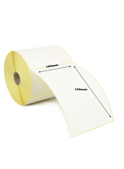 Buy Thermal Paper Labels For Flexo Barcode Printer - 10 x 15 cm - 500 Labels in Egypt