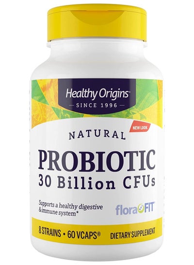 اشتري Probiotic 30 Billion CFUs Supports a Healthy Digestive & Immune System 8 Strains Dietary Supplement - 60 VCAPS في الامارات