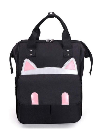 اشتري Multifunctional Multipocket Lightweight And Comfortable Diaper Mommy Bag-Black في السعودية