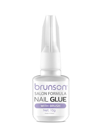 اشتري Nail Glue For Nail Tips And Acrylic Nails With Brush 10g في الامارات