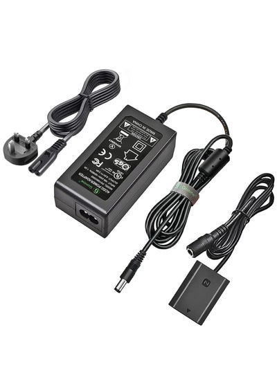 Buy NP-FZ100 Dummy Battery Kit Power Supply AC Adapter Kit for Sony Alpha A6600, FX3, A7 III, A7R3, A7R IV, A7S III, A9, A9R, A9S, A7C, A1 Cameras, Replaces BC-QZ1 Battery in UAE