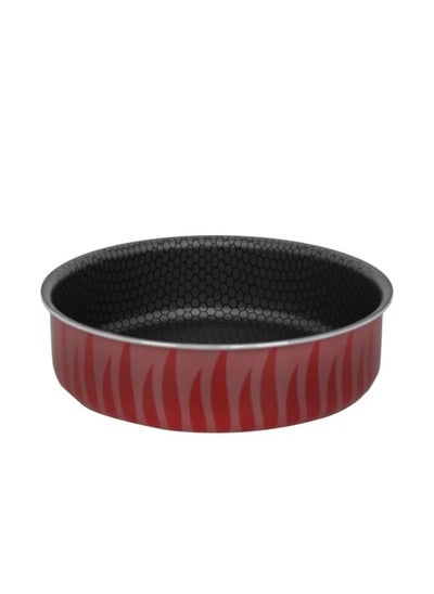 Buy Red Flame Round Oven Tray Red in Saudi Arabia