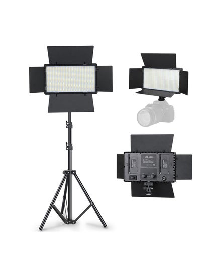 اشتري Rechargeable Pro LED 600 Photography Light | Photo Shoot | Video Making Light For YouTube Vlog | TikTok & Insta Reels | Wedding Photography LED Studio Light with Stand Camera Light في الامارات