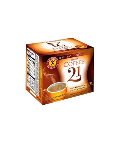 Buy Naturegift Instant Coffee 21 With L-Carnitine 10 Sachets 130grams Pack of 1 in UAE