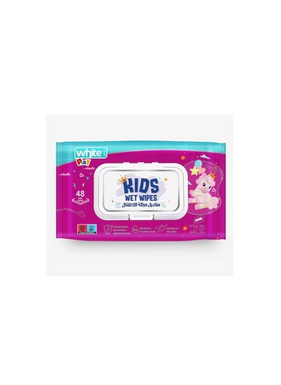 Buy Kids Wet Wipes Red 48 pcs in Egypt