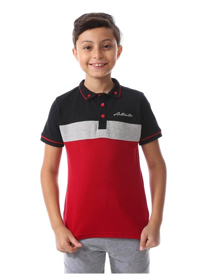 اشتري Boys Collared Neck Polo Shirt في مصر