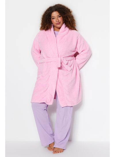 Buy Pink Tied Dressing Gown in Egypt