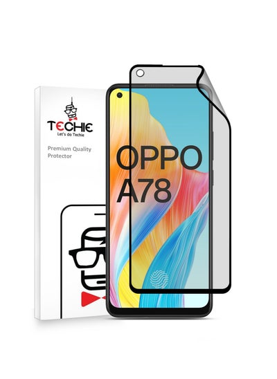 اشتري 9D Matte Ceramic Screen Protector Film for Oppo A78 – Smooth Feel Anti Fingerprint Bubble Free في السعودية