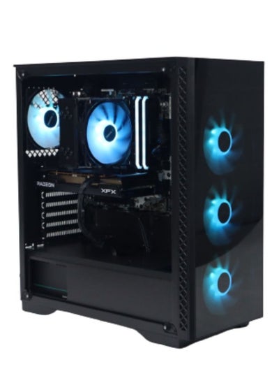 Buy EARTH GAMING PC , 5 5600X , GIGABYTE  B550M DS3H   ,16GB 3600Mhz 8X2 Corsair , XFX AMD RX 6600 ,DEEPCOOL MATREXX 50 4F in UAE