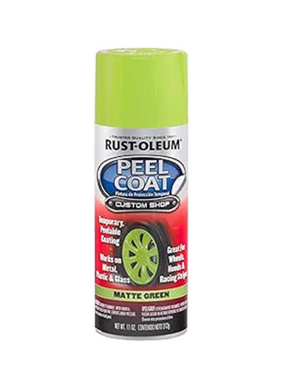 Buy Rust-Oleum 284319 Green Automotive Peel Coat Spray, 11 fl. oz. in Saudi Arabia