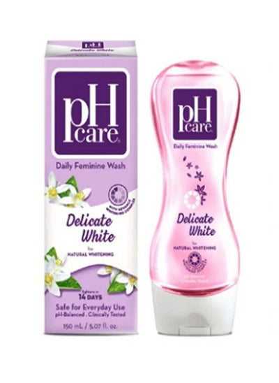 Buy Daily Feminine Wash Delicate White 150 ml in Saudi Arabia