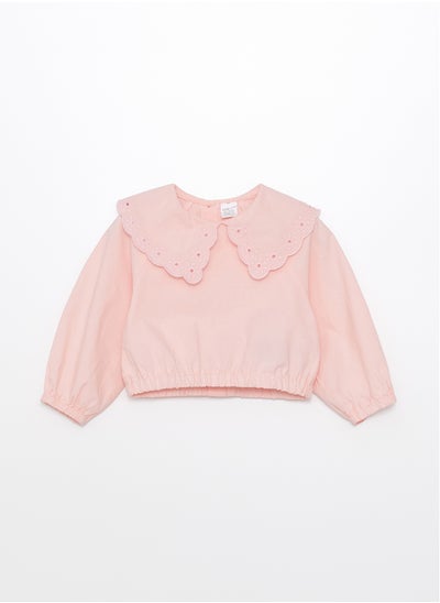 Buy Baby Collar Long Sleeve Basic Baby Girl Blouse in Egypt