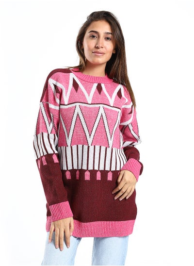 Buy Wool women Pullover With Multi Design in Egypt