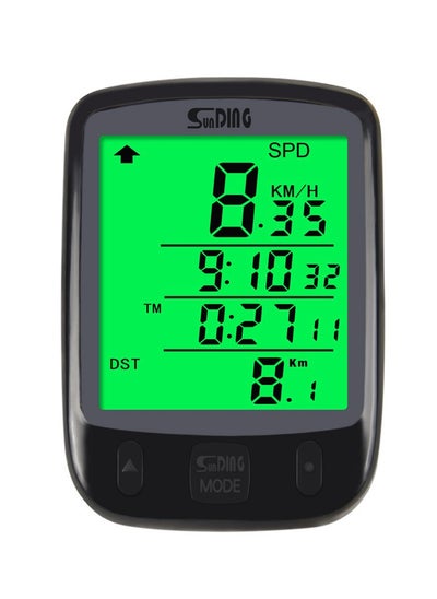 اشتري Mountain Bike Road Bicycle Wireless Stopwatch Multifunctional Interface Waterproof Tachometer Riding Equipment Speedometer في الامارات