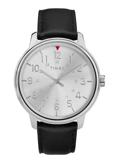 Buy Timex Brass Analog Men's Watch With Black Leather Band TW2R85300 in UAE