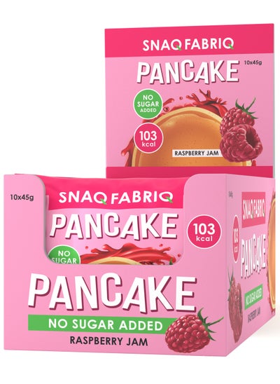 Buy Pancake with Raspberry Jam Flavor No Sugar Added 10x45g in UAE