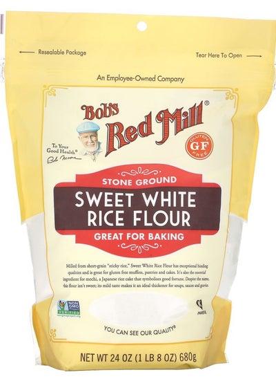 Buy Sweet White Rice Flour 24 oz (680 g) in UAE