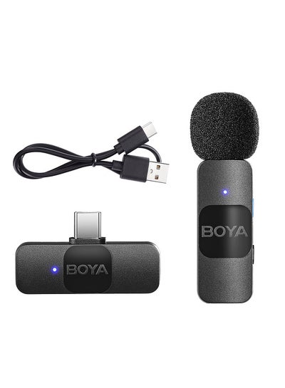 Buy BOYA BY-V10 One-Trigger-One 2.4G Wireless Microphone System in Saudi Arabia