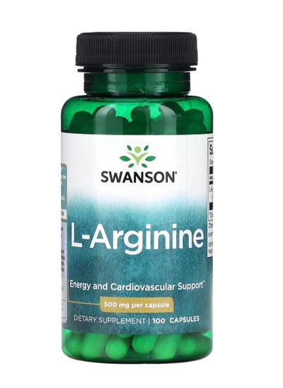 Buy L-Arginine 500 mg 100 Capsules in Saudi Arabia