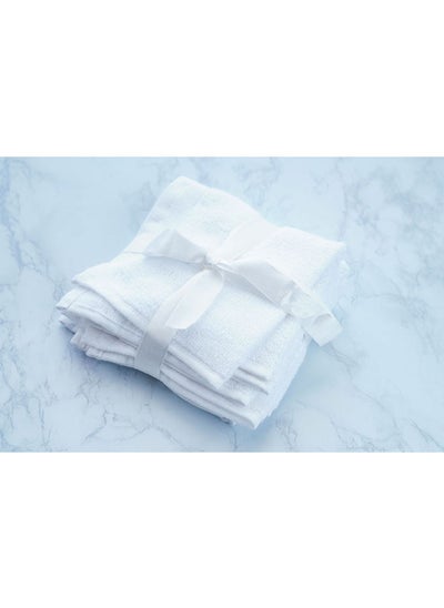 اشتري Solicity S4 Fingertip Towel  White  30x30cm في الامارات