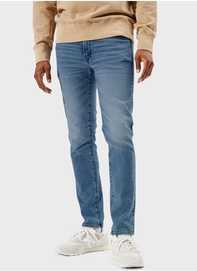 Buy Light Wash Slim Fit Jeans in Saudi Arabia