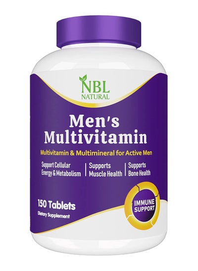 Buy NBL Natural High Potency Multivitamin for Active Men, 150 Tablets in Saudi Arabia