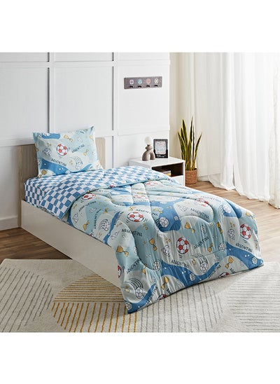 اشتري Arcade Arena 2-Piece Microfibre Single Comforter Set 135 x 220 cm في الامارات