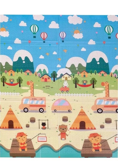 Buy Waterproof Baby Play Mat Assorted Designs 180 x 120 cm in Saudi Arabia