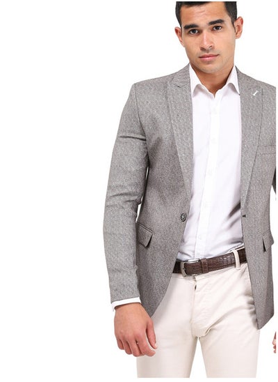 Buy Tweed Pattern Regular Fit Blazer in Egypt