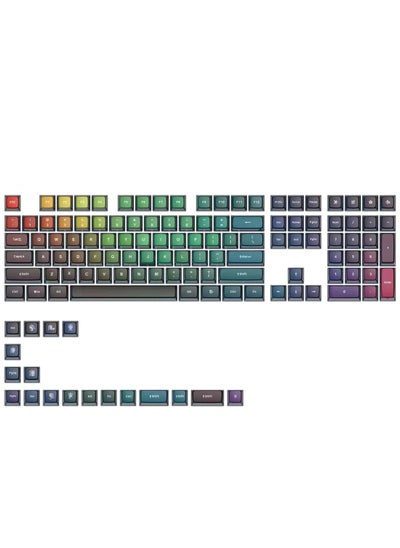 Buy GK7 PBT Translucent Keycaps Compatible with 60%/65%/75%/80%/96%/100% Keyboard Layout (Neon) in Egypt