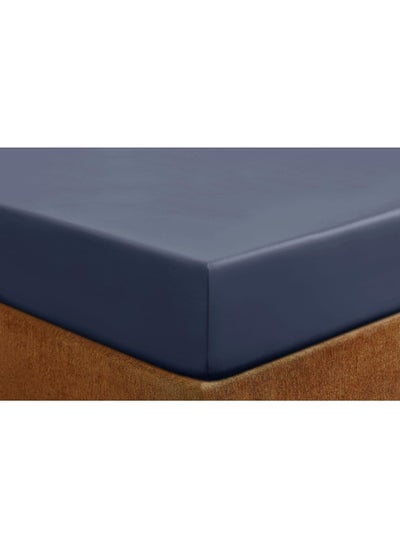 Buy 360°Elasticated Fitted Sheet Set 1-Piece King Blue in Saudi Arabia