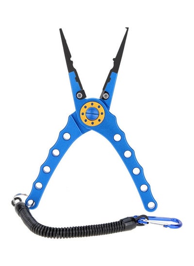 Buy Multifunctional Fishing Plier With Lanyard Set 20cm in UAE