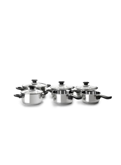 Optima Premium 6 Piece Casserole and Saucepan Set, Nonstick Cookware ...