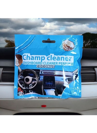 Buy Champ car dashboard cleaner sponge, perfumed, various scents (coconut) in Egypt