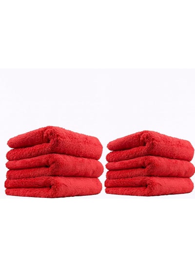 Buy Microfiber Towel (6 Piece) 40x40 cm is a versatile set ideal for cleaning and drying various surfaces. these towels feature microfiber that ensures high water absorption (6) in Saudi Arabia