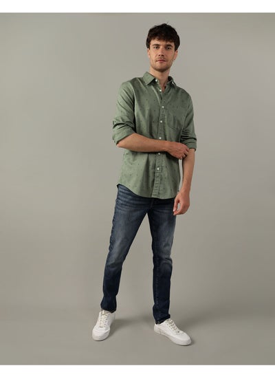 اشتري AE Slim Fit Everyday Button-Up Shirt في مصر