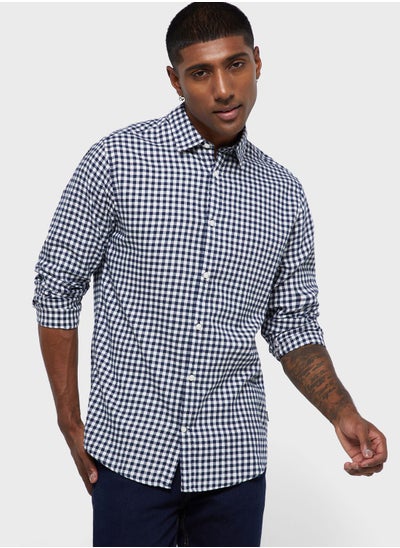 Buy Checked Slim Fit Shirt in UAE