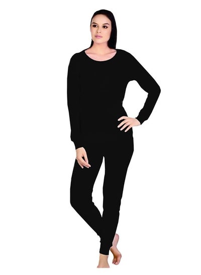 Buy Ladies Cotton Interlock Thermal Full Body 2pc Set in UAE